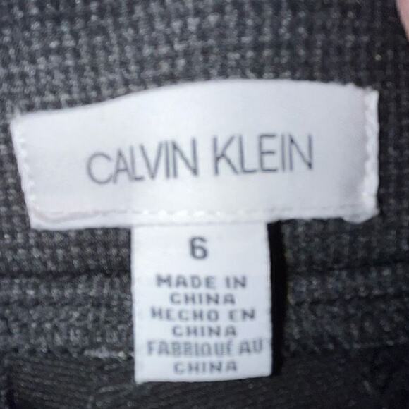 Calvin Klein gray & black pull-on pants 6 - Picture 6 of 8